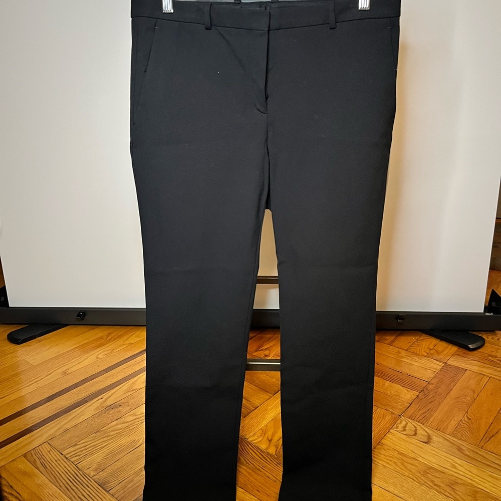 Theory Black Women's Slim Dress Trousers